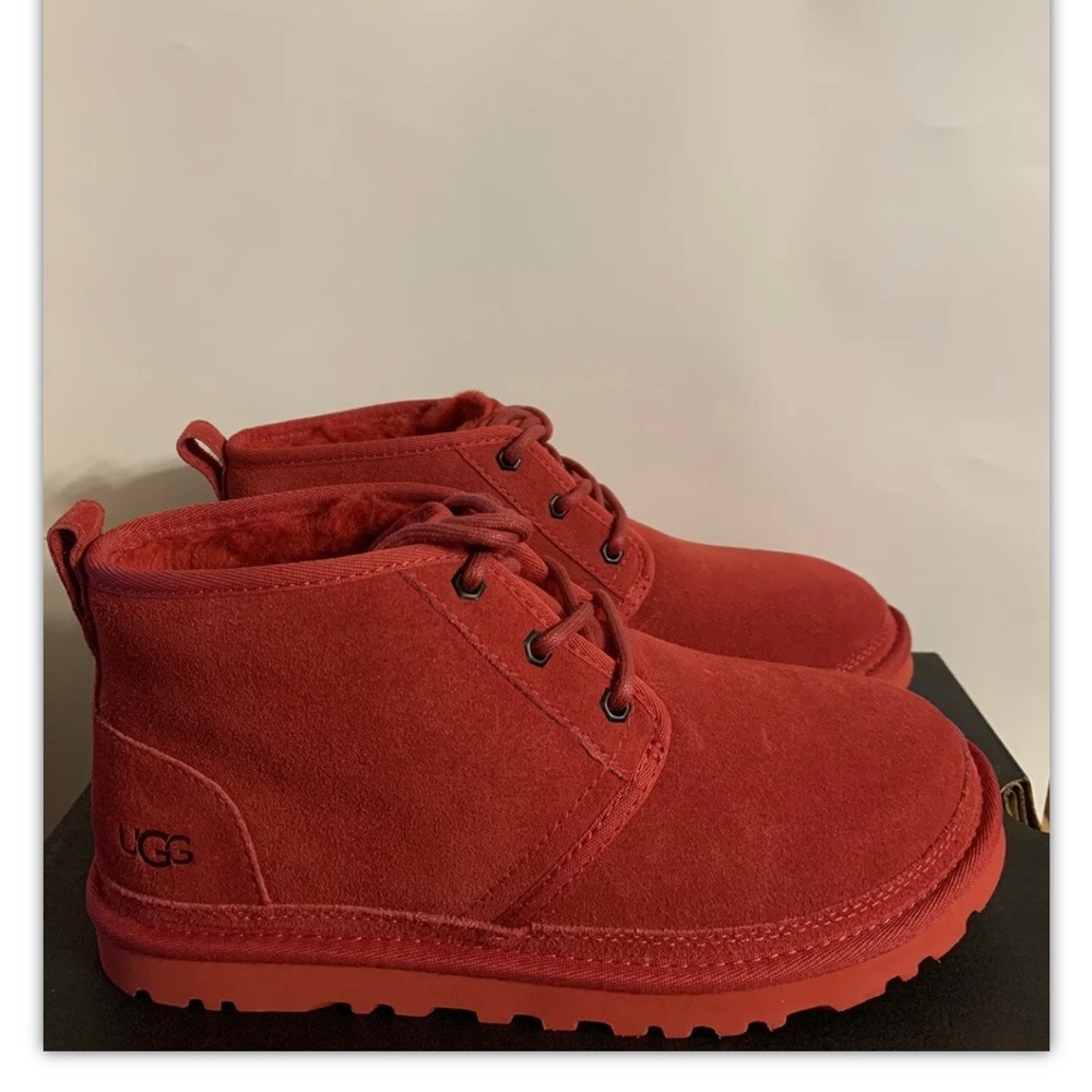 Brand New - Ugg Neumel Samba Red Chukka Boots Size 11